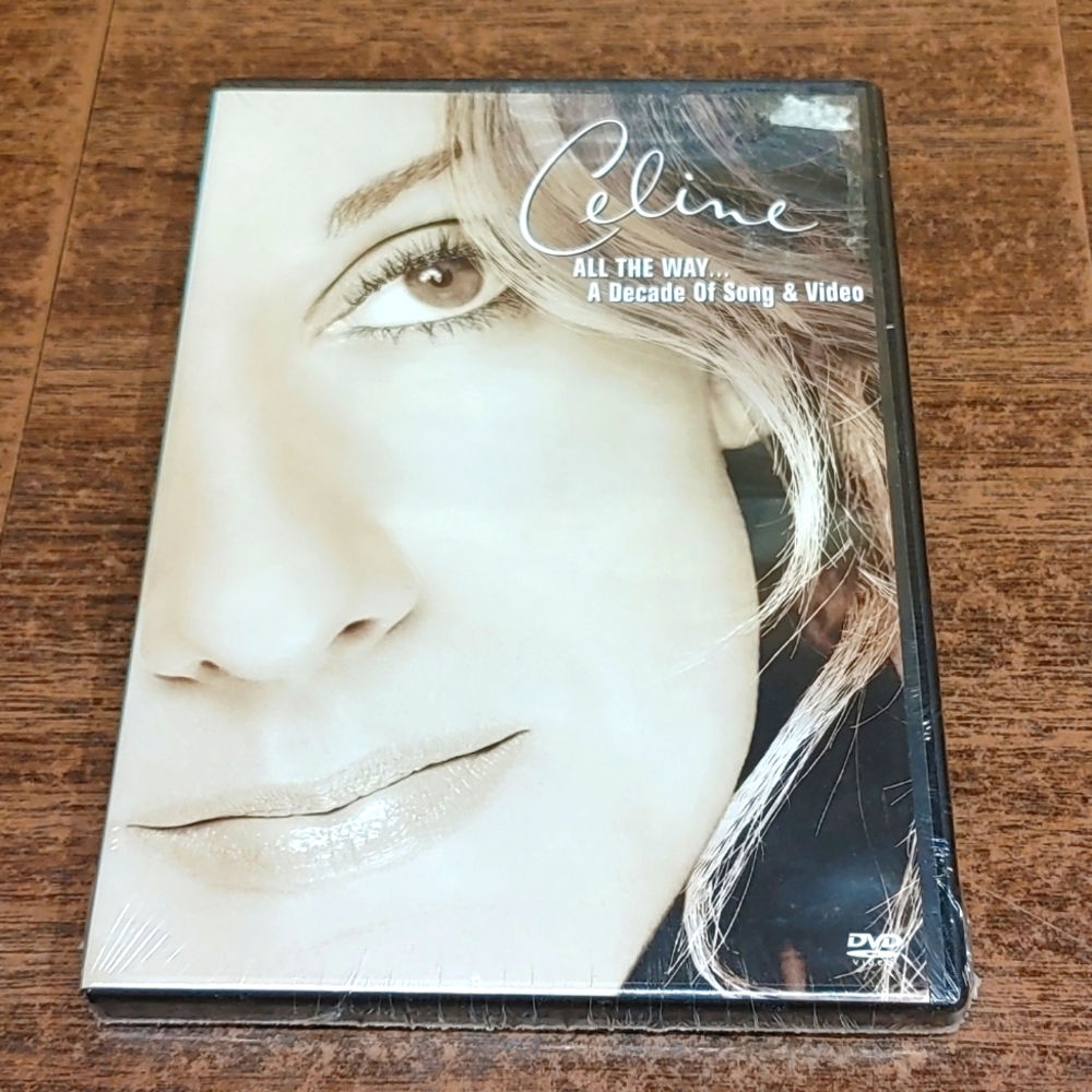 Celine all the way a decade of song & video DVD new unopened